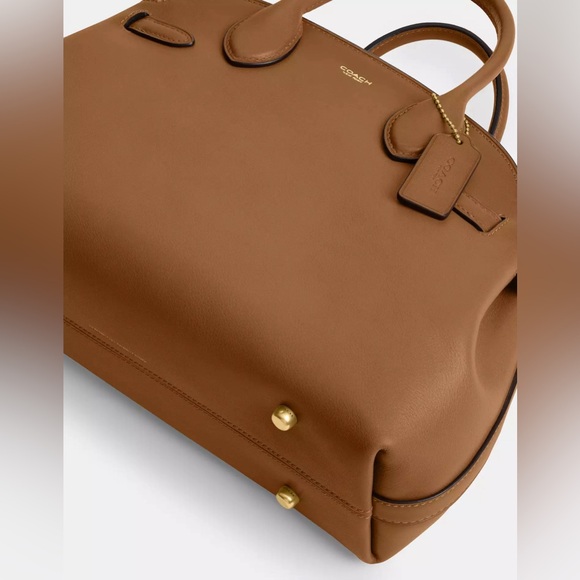 Coach Soft Empire Carryall Bag 28 (HONEY BROWN) - Picture 7 of 11